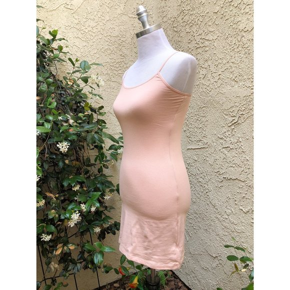 Blush Pink Cami Bodycon Mini Dress - Picture 9 of 10